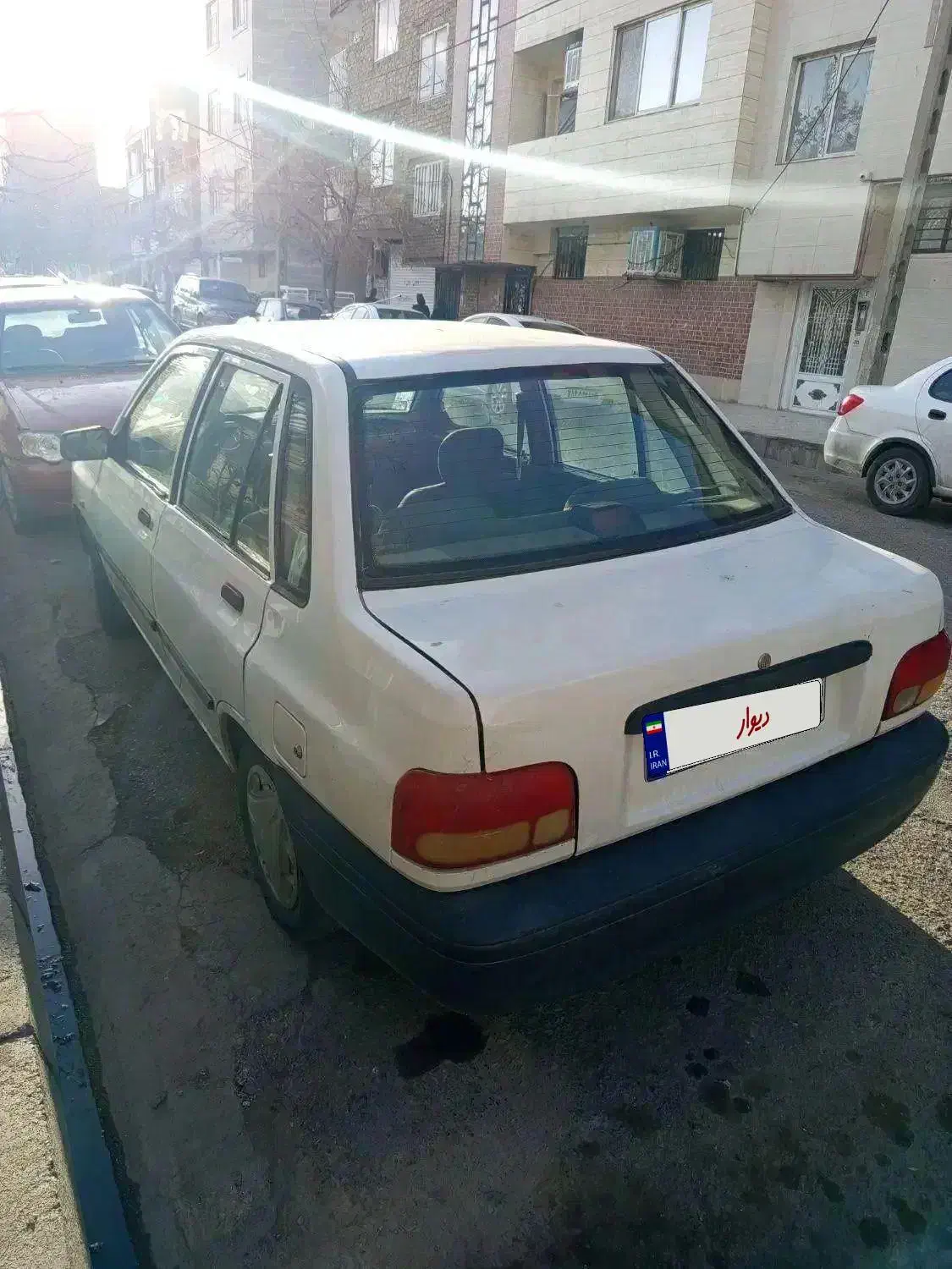 پراید۸۷سفید|خودرو سواری و وانت|مشهد, فدک|دیوار