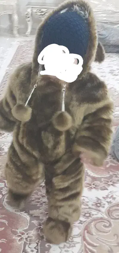 لباس بچه، سرهمی پاپوشدار،سایز 4|کفش و لباس بچه|خرم‌آباد, |دیوار