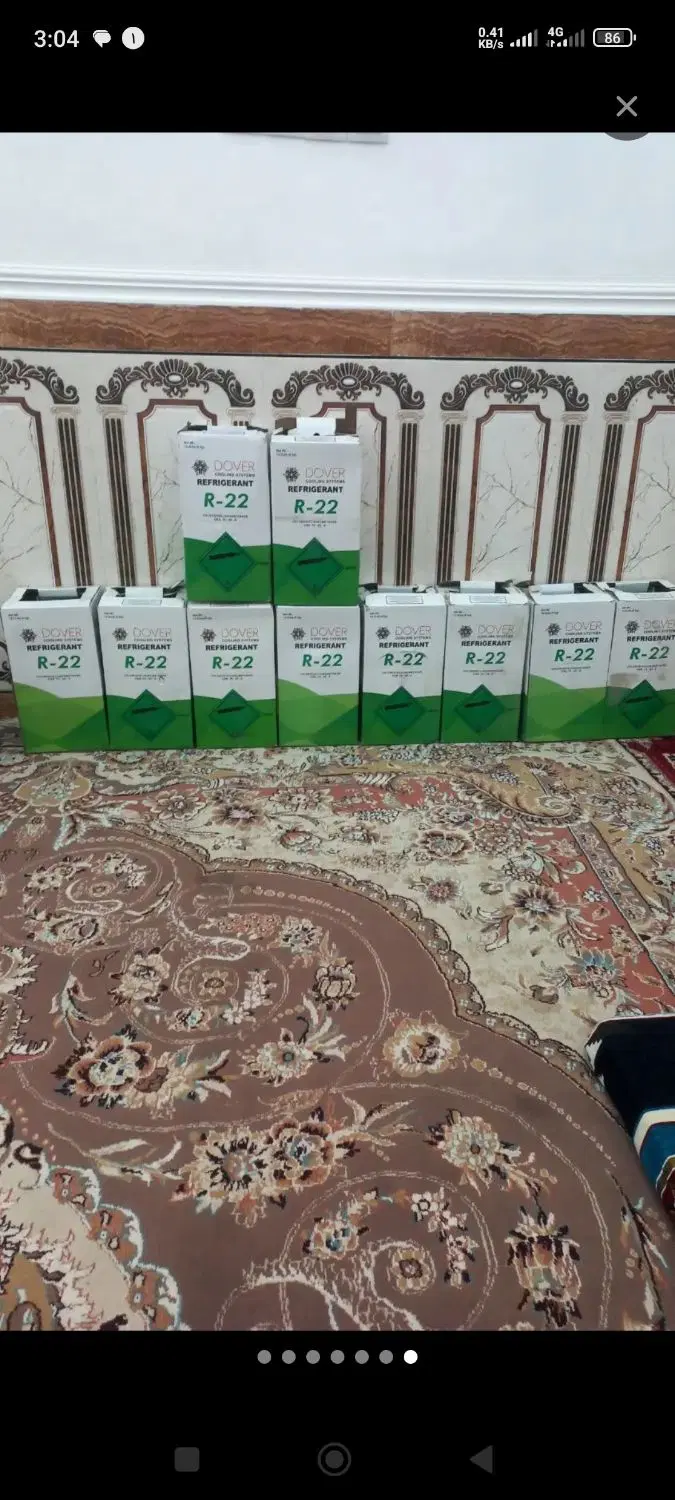 گاز r22|کولر گازی و فن‌کوئل|کرمان, |دیوار