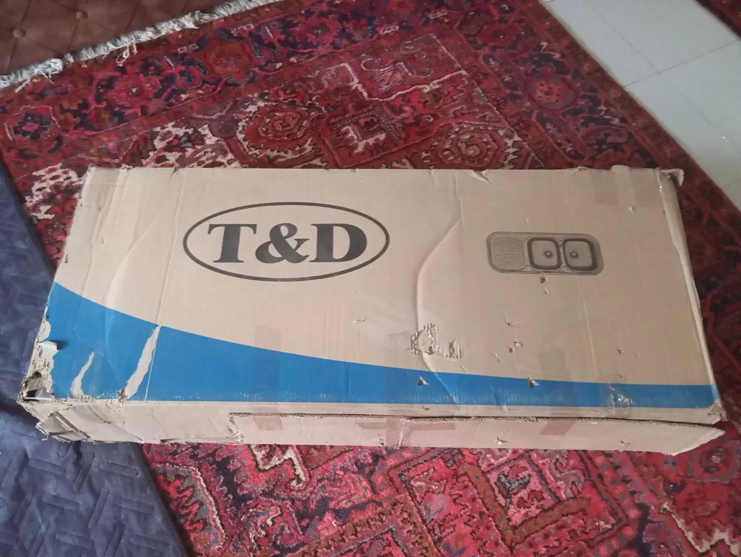 سینک استیل دو لنگه برند تی ان دی|مصالح و تجهیزات ساختمان|بناب, |دیوار