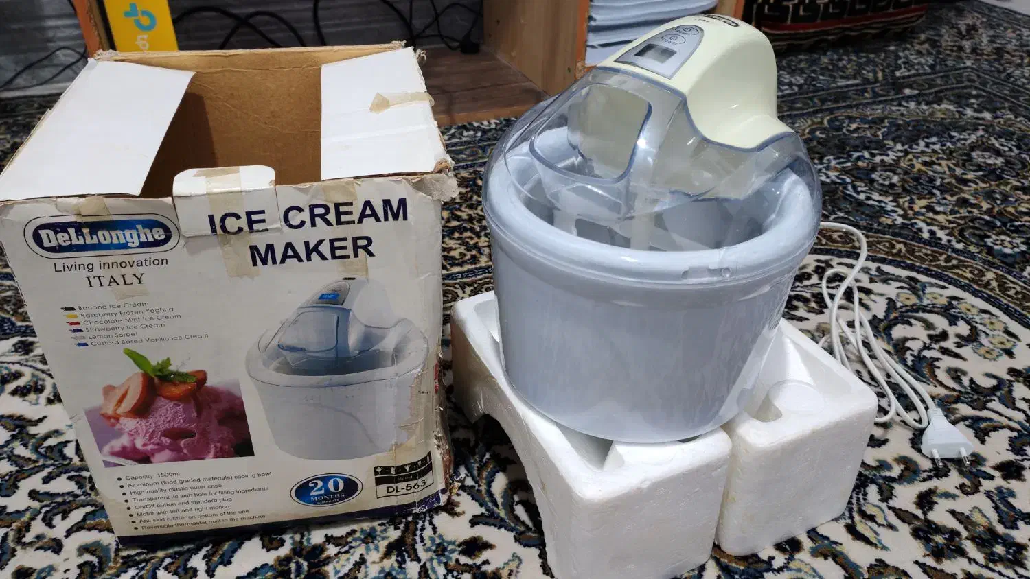 بستنی ساز خانگی دلونگی|سایر لوازم برقی|صدرا-فارس, فاز ۲|دیوار