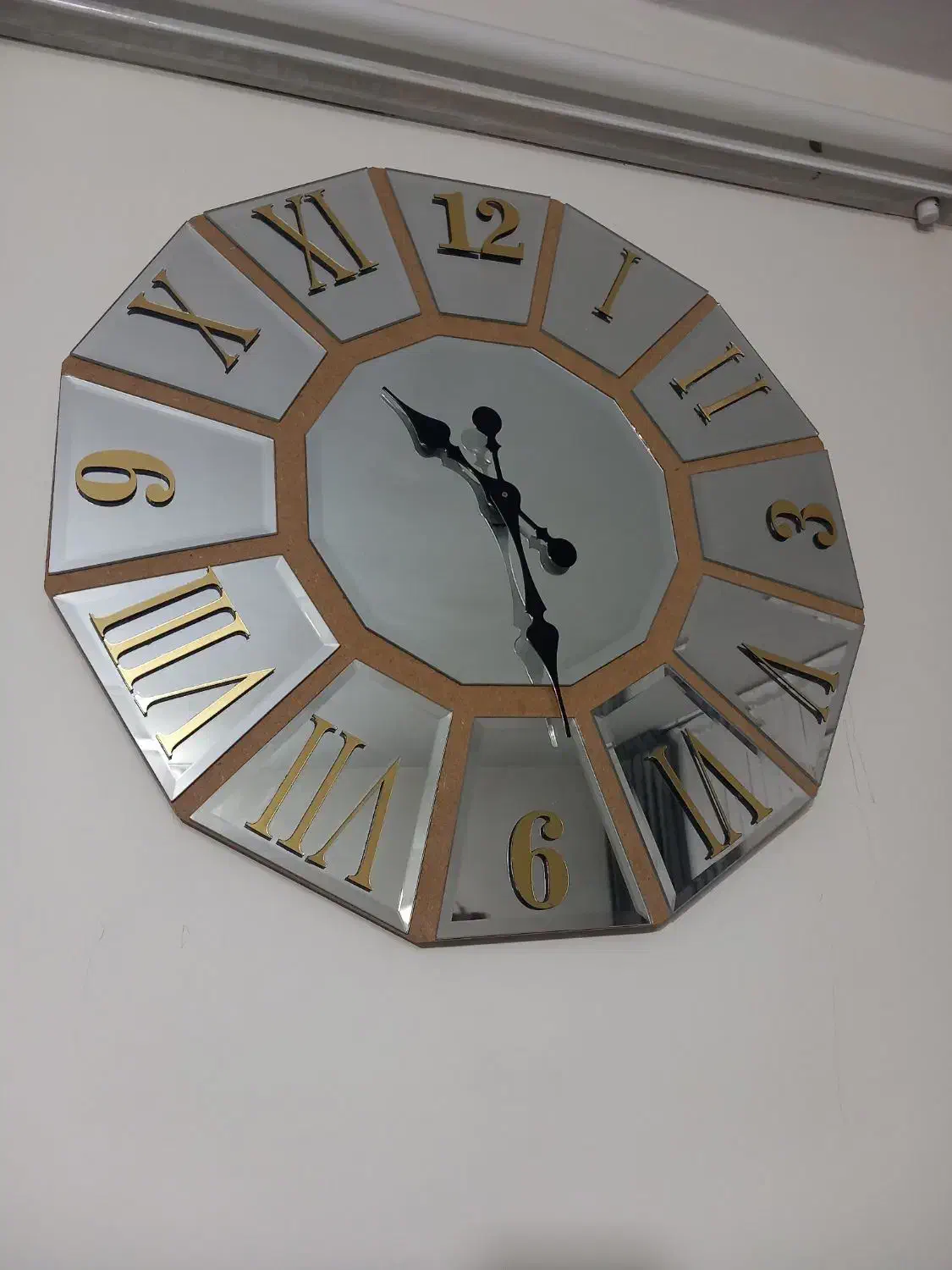 ساعت دیواری آینه|ساعت دیواری و تزئینی|مشهد, مشکینی (شهرک غرب)|دیوار