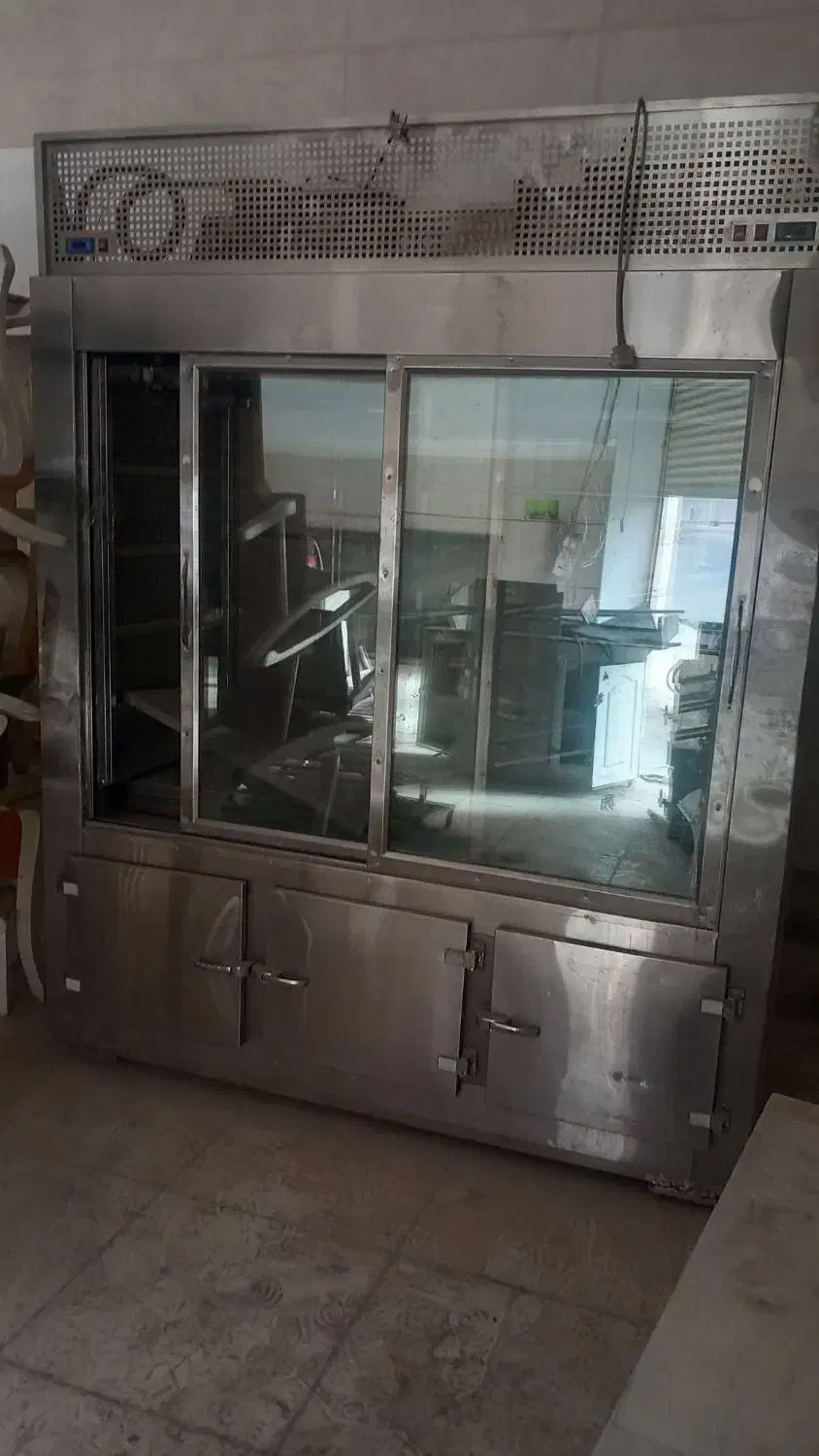 یخچال ویترینی شاملو عریض|یخچال و فریزر|قم, انسجام|دیوار