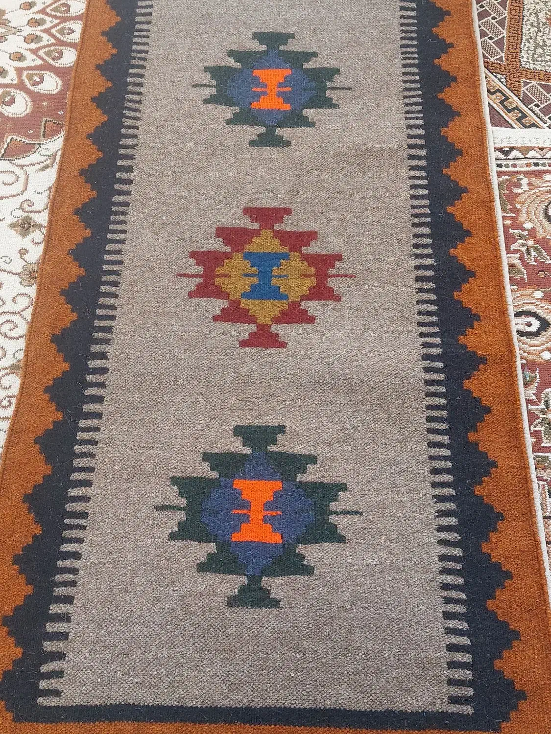 گلیم فرش وپادری|گلیم، جاجیم، گبه|فلاورجان, |دیوار