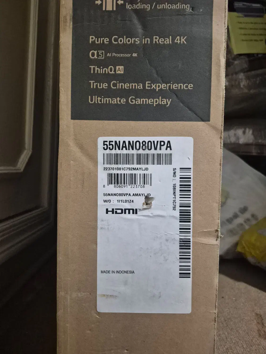 تلویزیون LG نانو۸۰، ۵۵ اینچ|تلویزیون و پروژکتور|لنجان, |دیوار