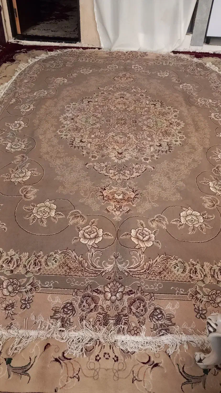 فرش گردویی گرد|فرش|بیستون, |دیوار