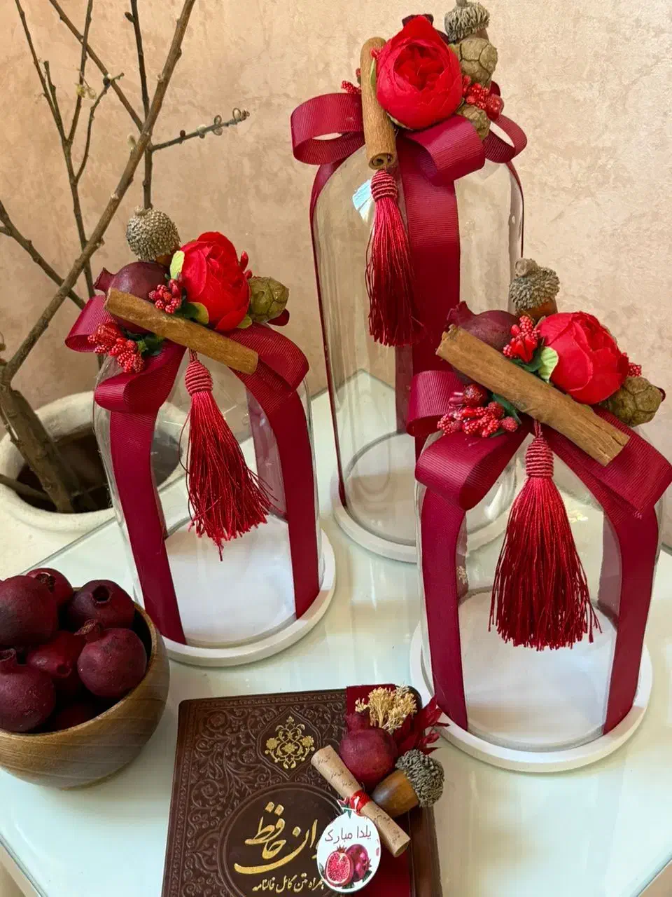 بانکه شیشه ای یلدایی عروس|صنایع دستی و سایر لوازم تزئینی|تهران, امیریه|دیوار