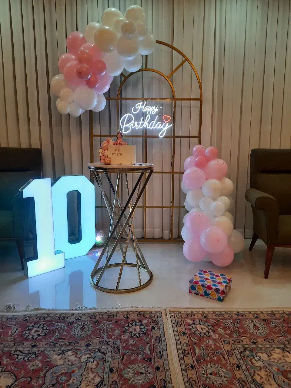 دکور تولد بادکنک ارایی|خدمات پذیرایی، مراسم|مشهد, شهید مطهری|دیوار