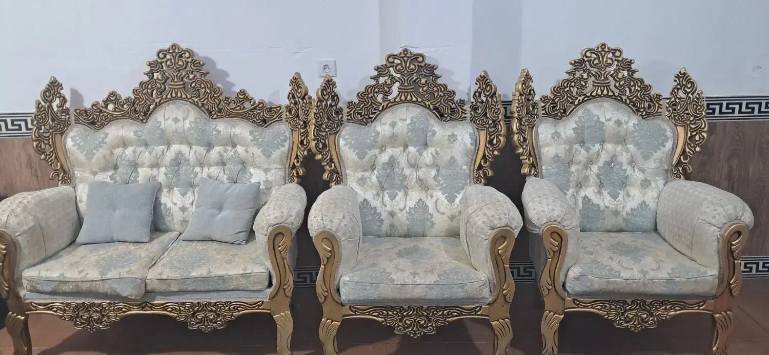 مبل سلطنتی نو|مبلمان خانگی و میز عسلی|گرگان, |دیوار