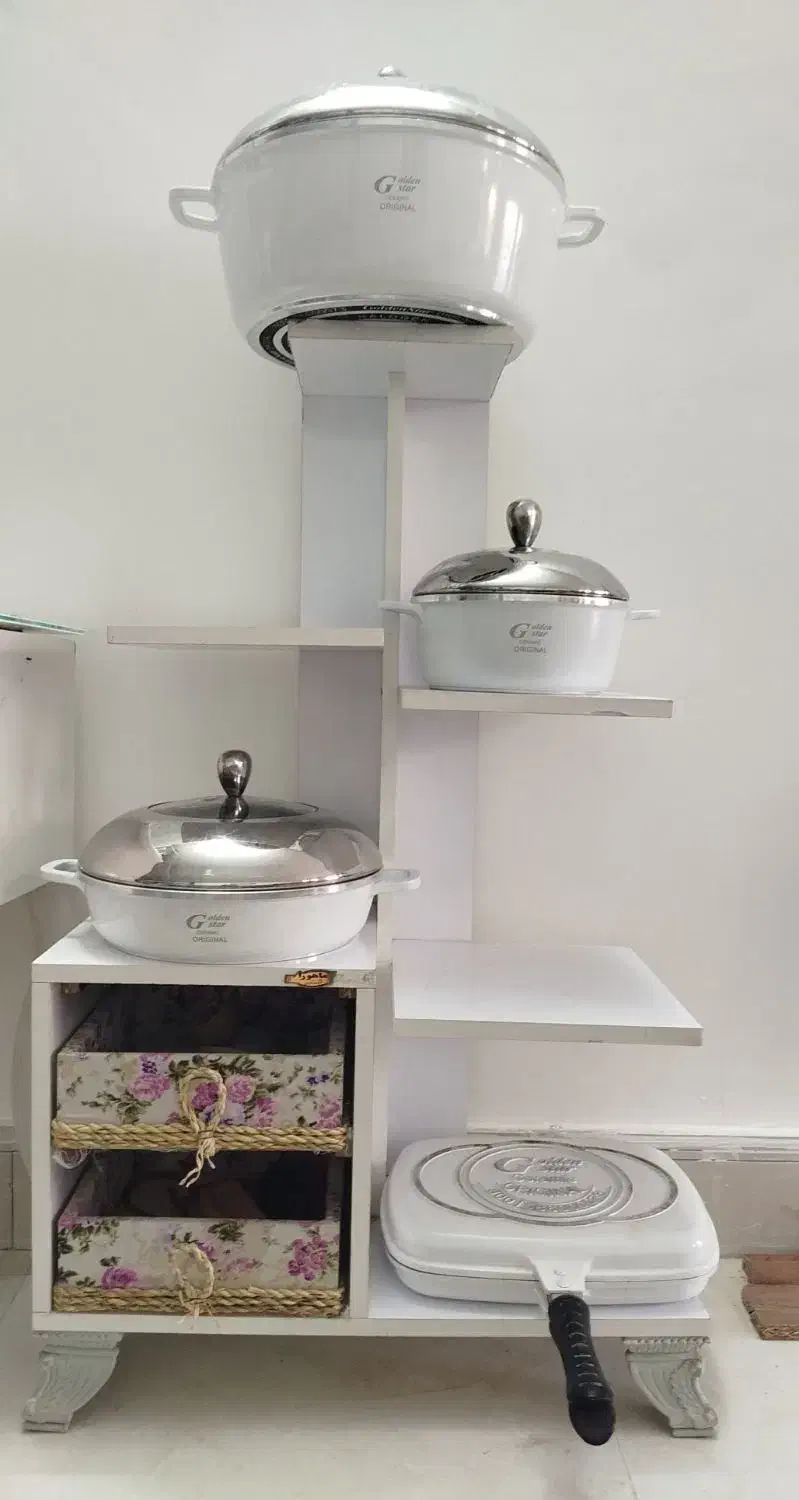 پایه قابلمه و کنسول قاشق چنگال|آبچکان و نظمدهنده ظروف|مشهد, زیرکن|دیوار