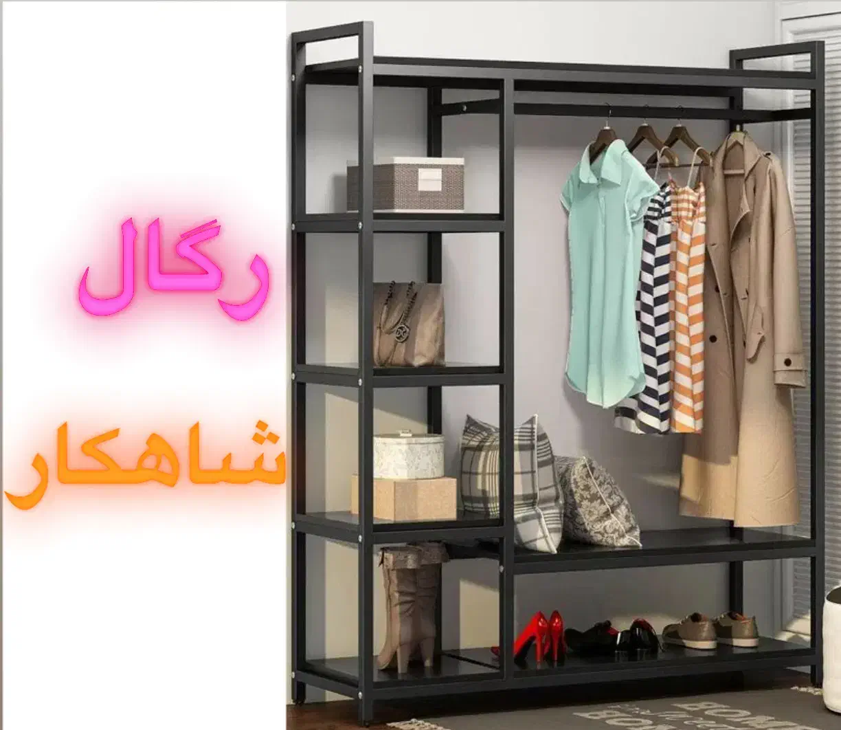 کد ۱۶۱/رگال تمام مشکی/کشویی|جاکفشی، کمد، دراور|ارومیه, |دیوار
