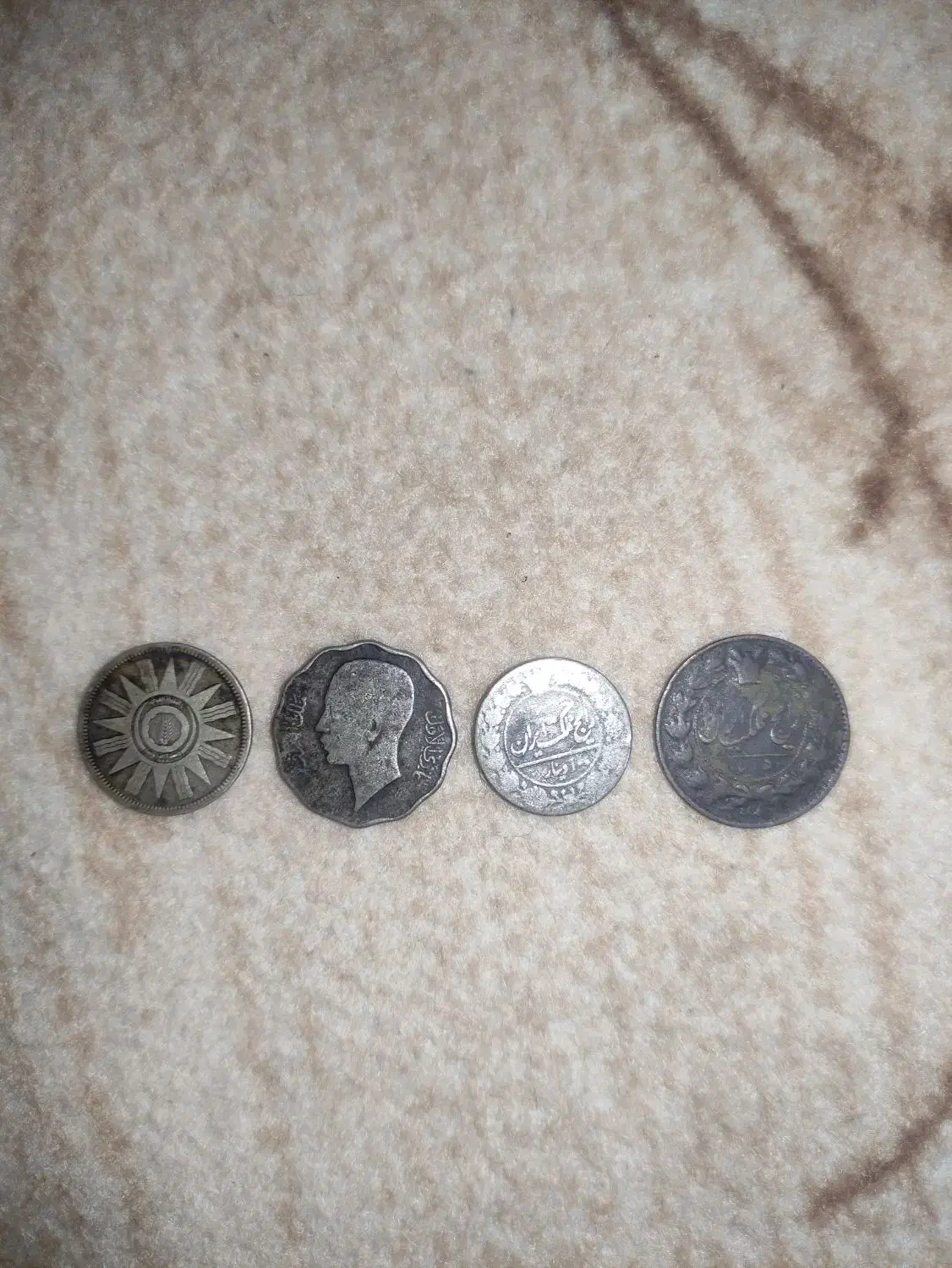 چهار عدد سکه نقره قدیمی|کلکسیون سکه، تمبر، اسکناس|نورآباد, |دیوار