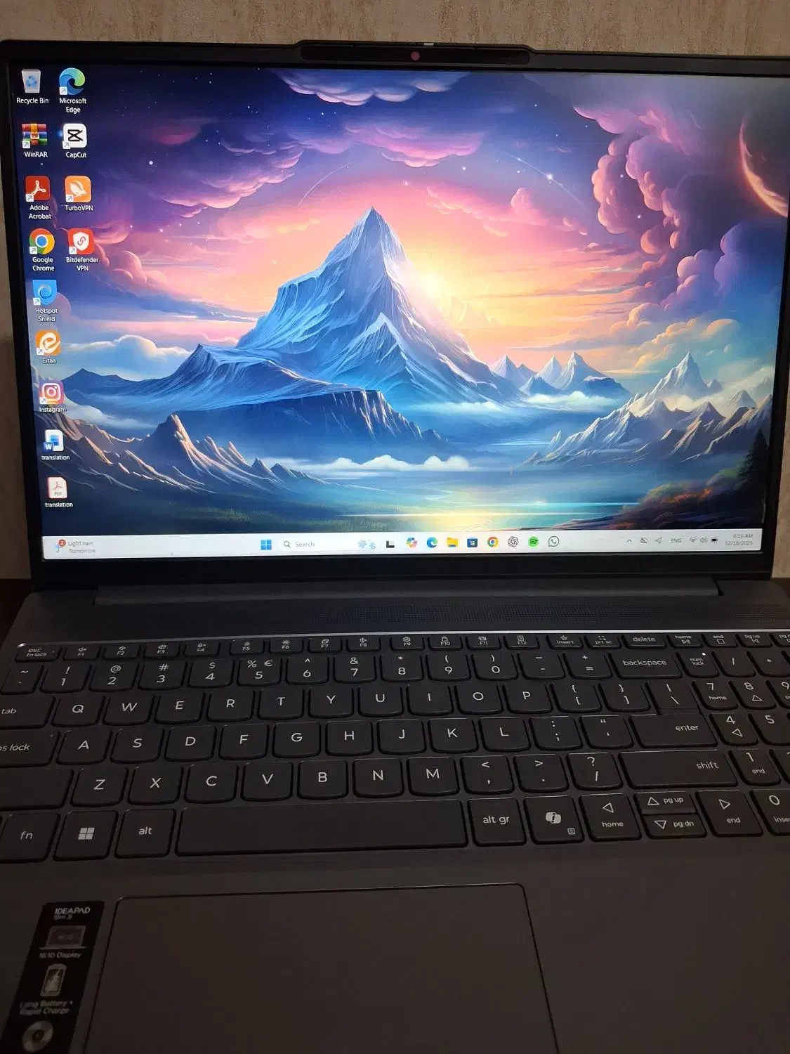 لپ تاپ idea pad slim 3|رایانه همراه|قم, زنبیل آباد|دیوار