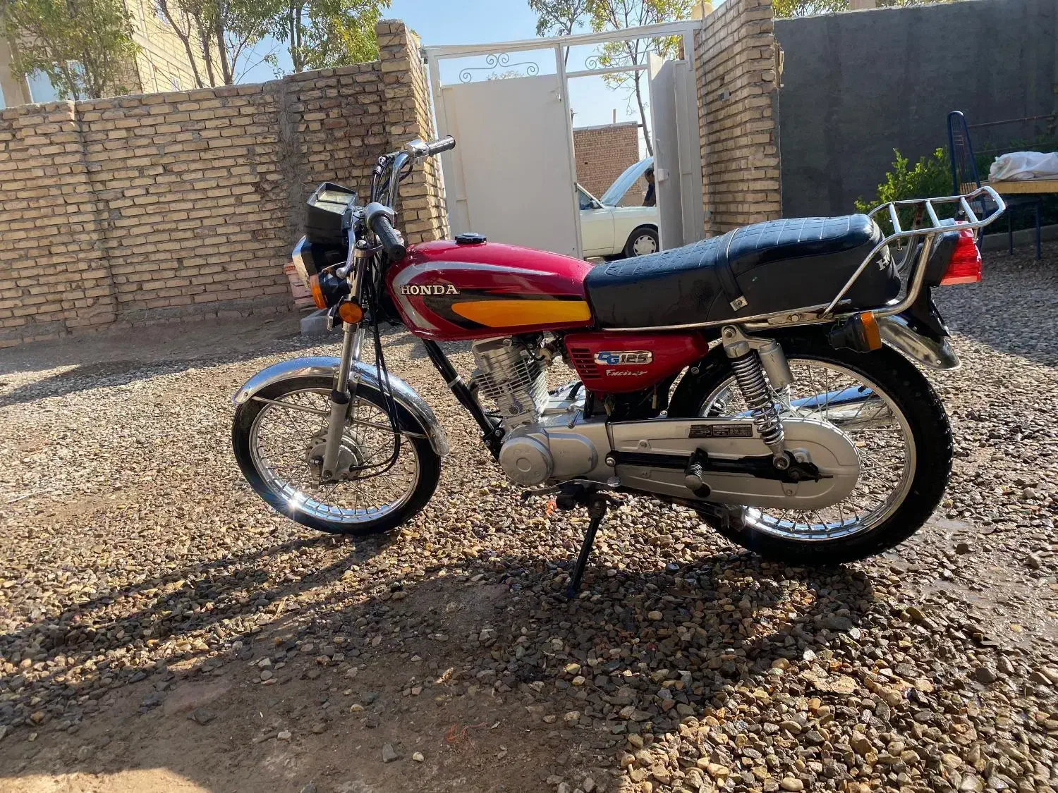 موتور ۱۲۵ مدل ۹۱ مزایده|موتورسیکلت|شال, |دیوار