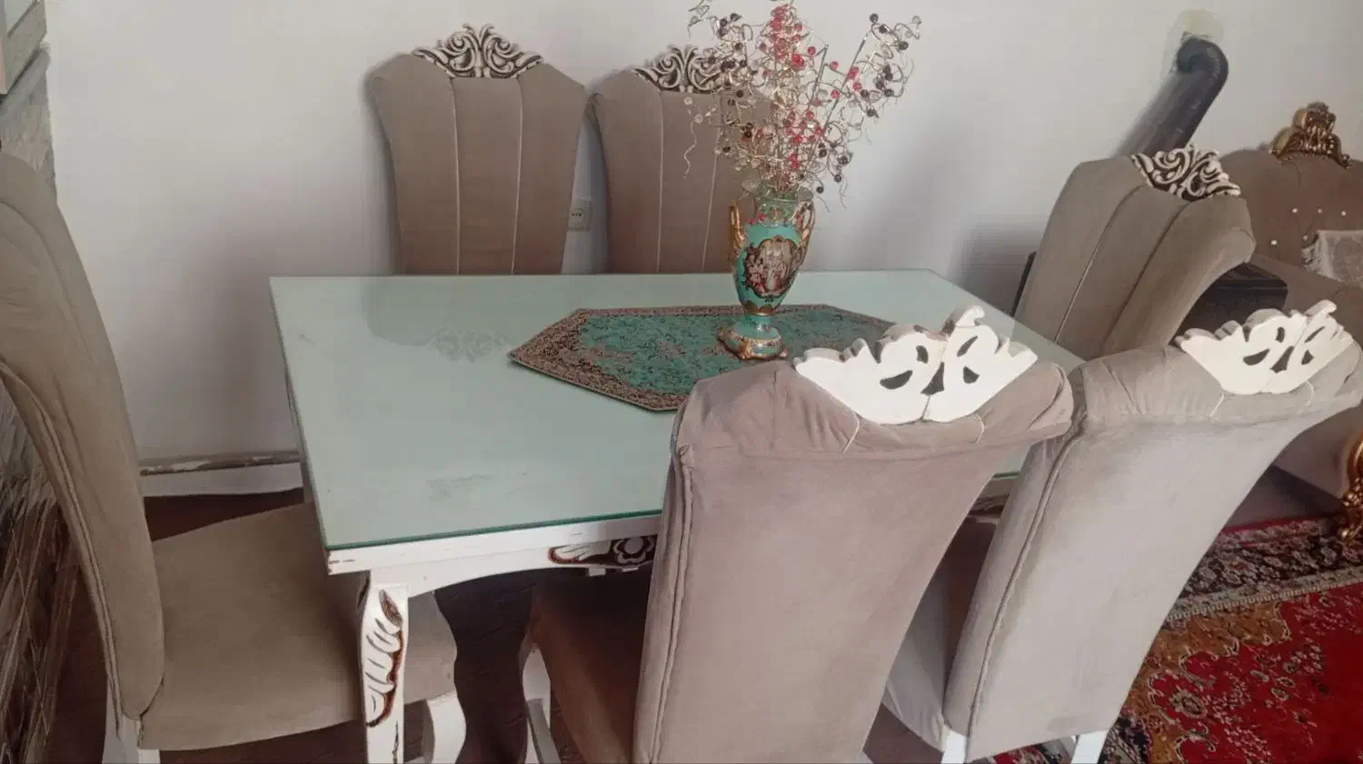 میز غدا خوری|میز و صندلی غذاخوری|خوی, |دیوار