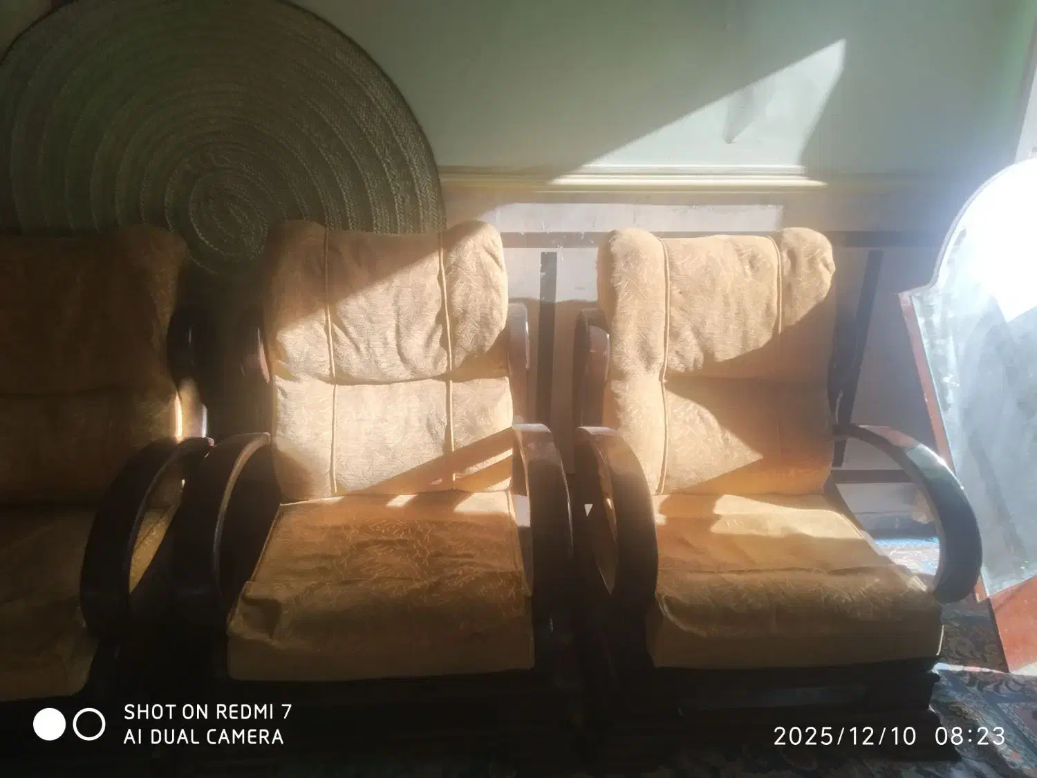 مبل هفت نفره سالم در حد نو|مبلمان خانگی و میز عسلی|سراوان, |دیوار