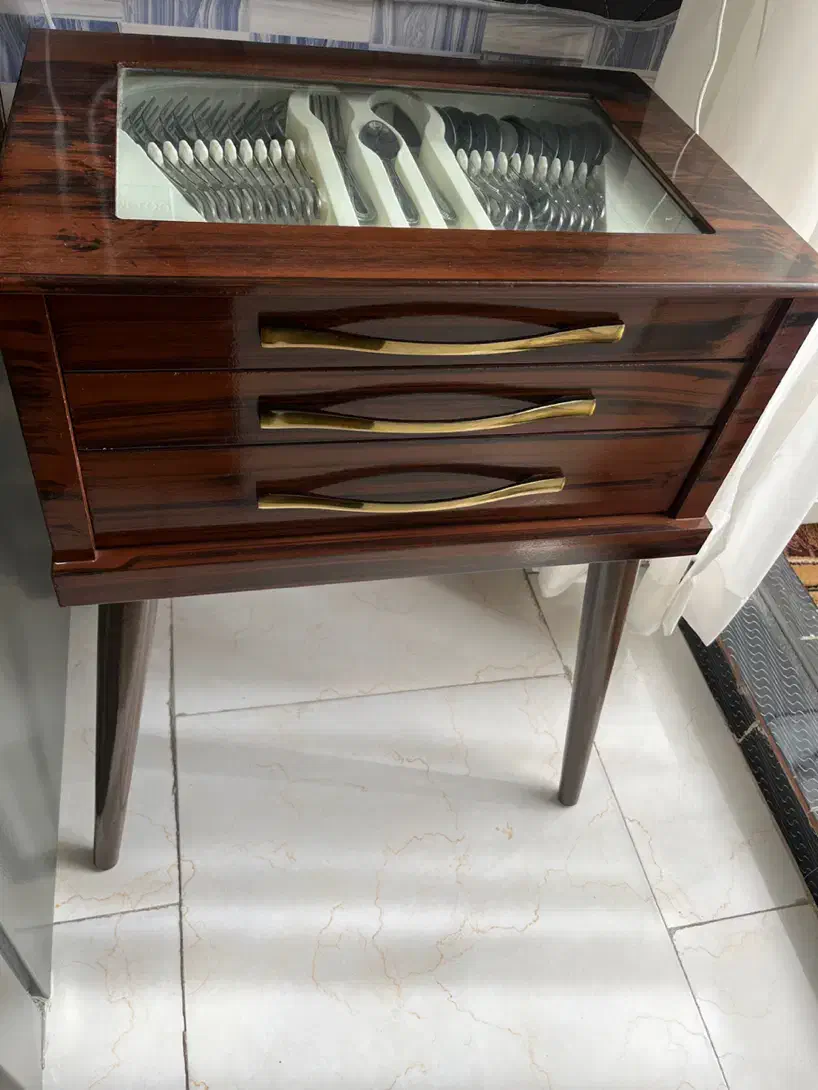 جعبه سرویس قاشق چنگال|ظروف سرو و پذیرایی|مشهد, هدایت|دیوار