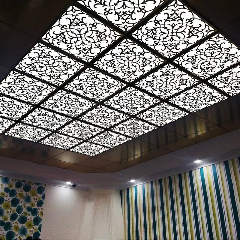 سقف کاذب تایل معرقcnc آسمان مجازی pvcگچی مولتی طلق|خدمات پیشه و مهارت|تهران, بلورسازی|دیوار