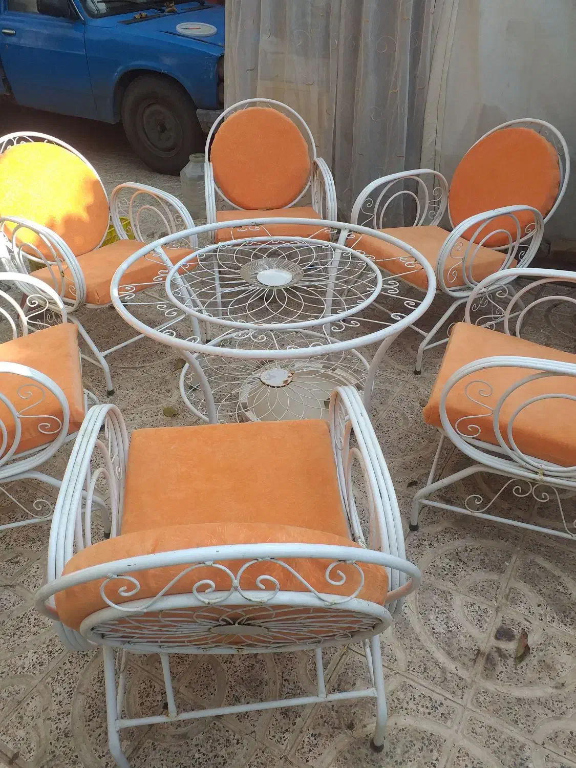 مبلمان فلزی سنگین وزن|مبلمان خانگی و میز عسلی|ارومیه, |دیوار