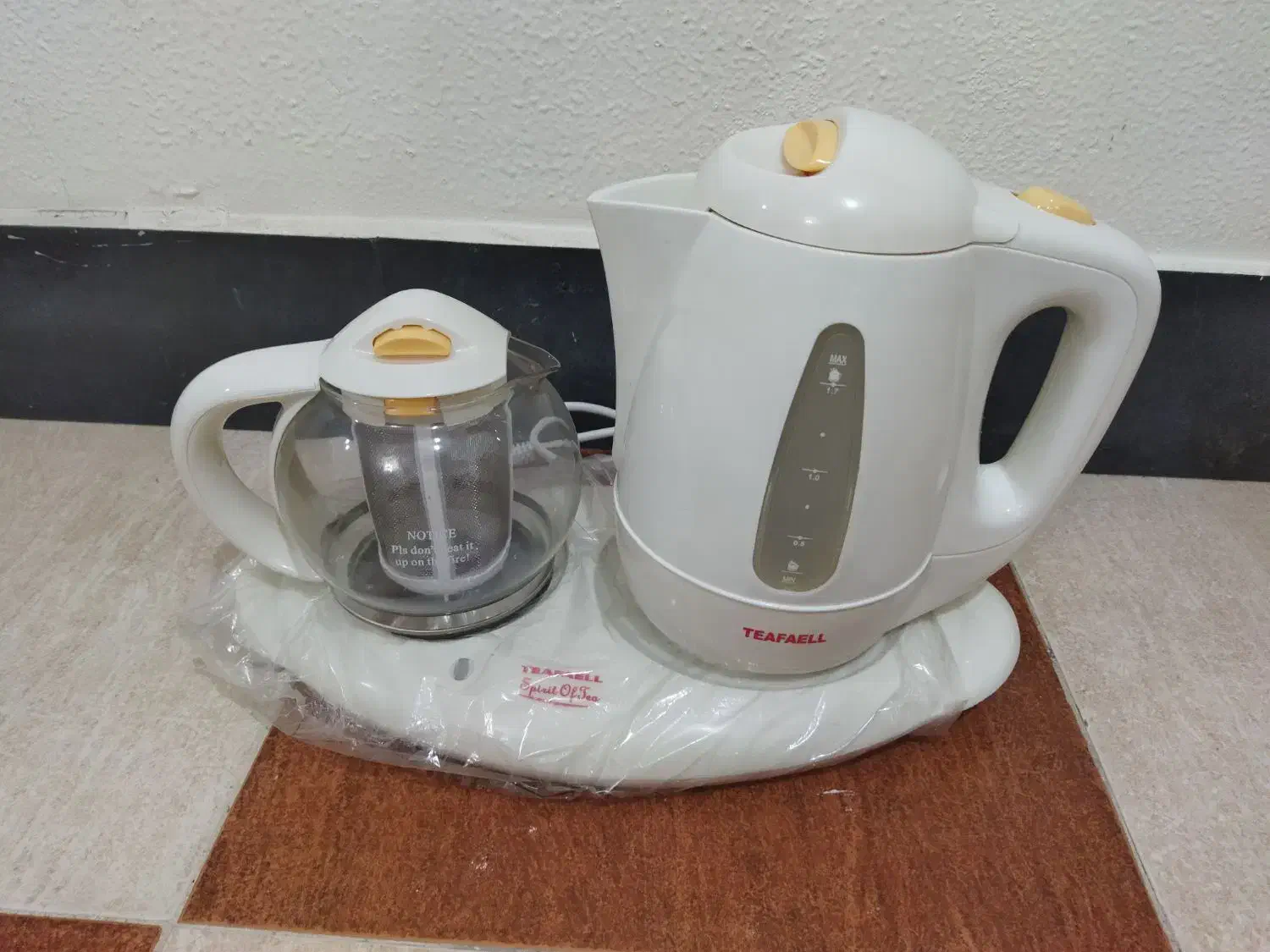 ست کتری و دمنوش ساز مدل تفال|سماور، چای‌ساز، قهوه‌ساز|دوگنبدان, |دیوار