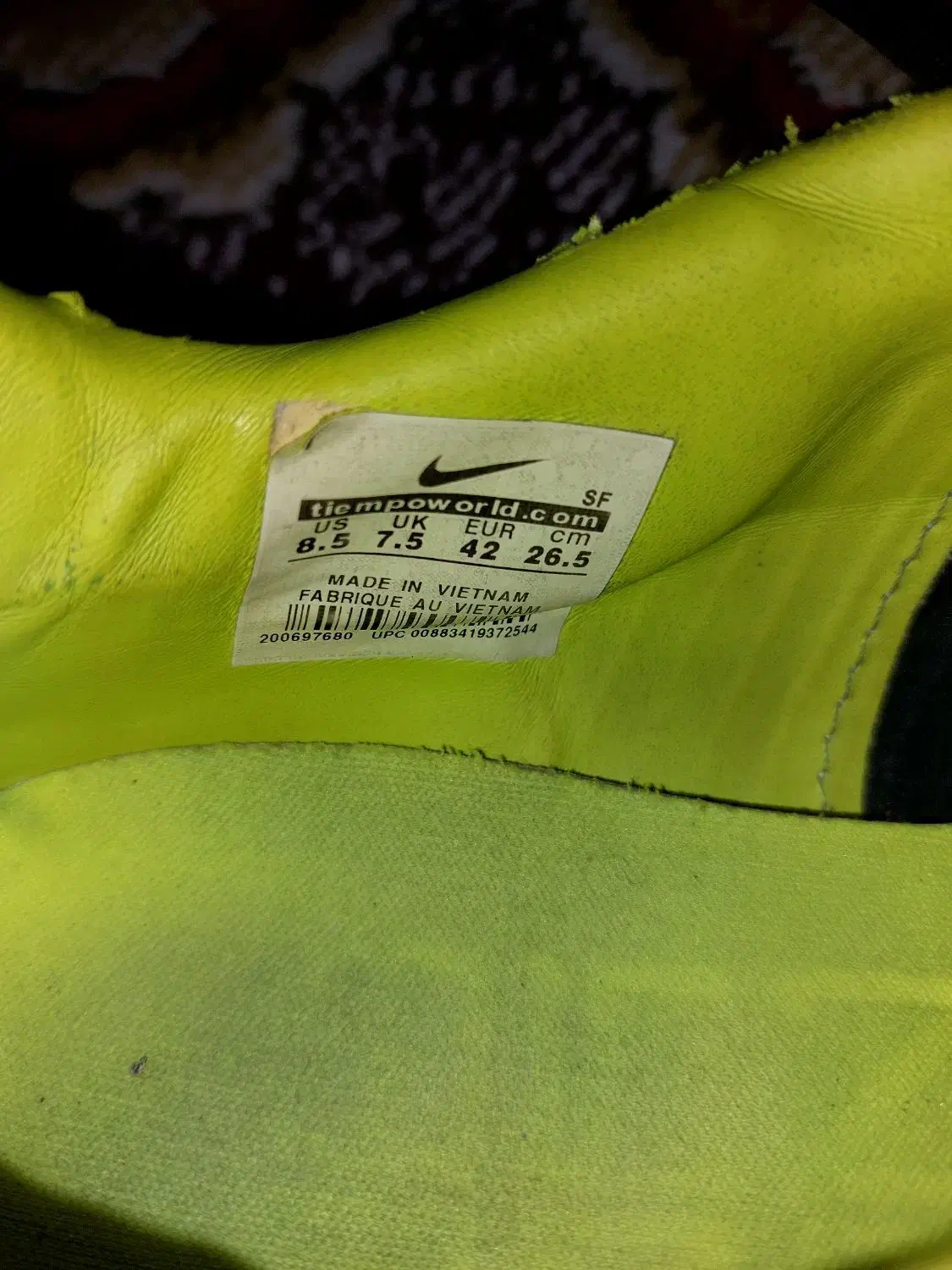 کفش استوک چمنی اصل ویتنام|کیف، کفش، کمربند|ملک‌آباد, |دیوار