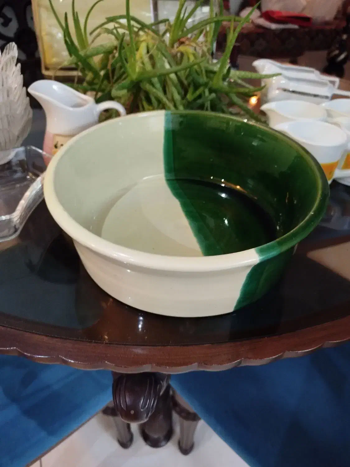 حراج کاسه بزرگ و پارچ سفالی سس خوری شکر ریز پیاله|حراج|اندیشه, اندیشه فاز ۳|دیوار