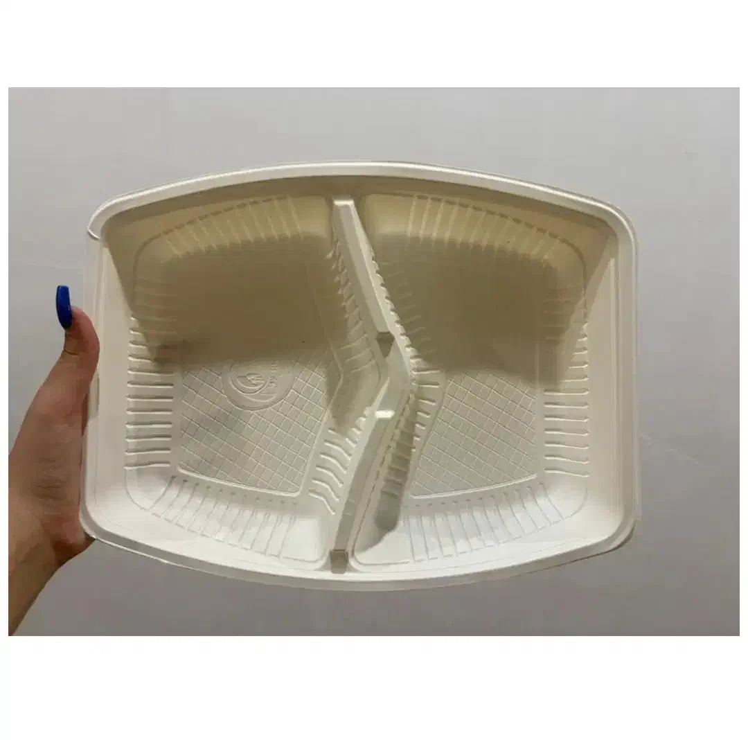 تعدادی زیادی ظرف غذا یک بار مصرف گیاهی پلمپ|ظروف نگهدارنده، پلاستیکی، یک‌بارمصرف|اراک, |دیوار