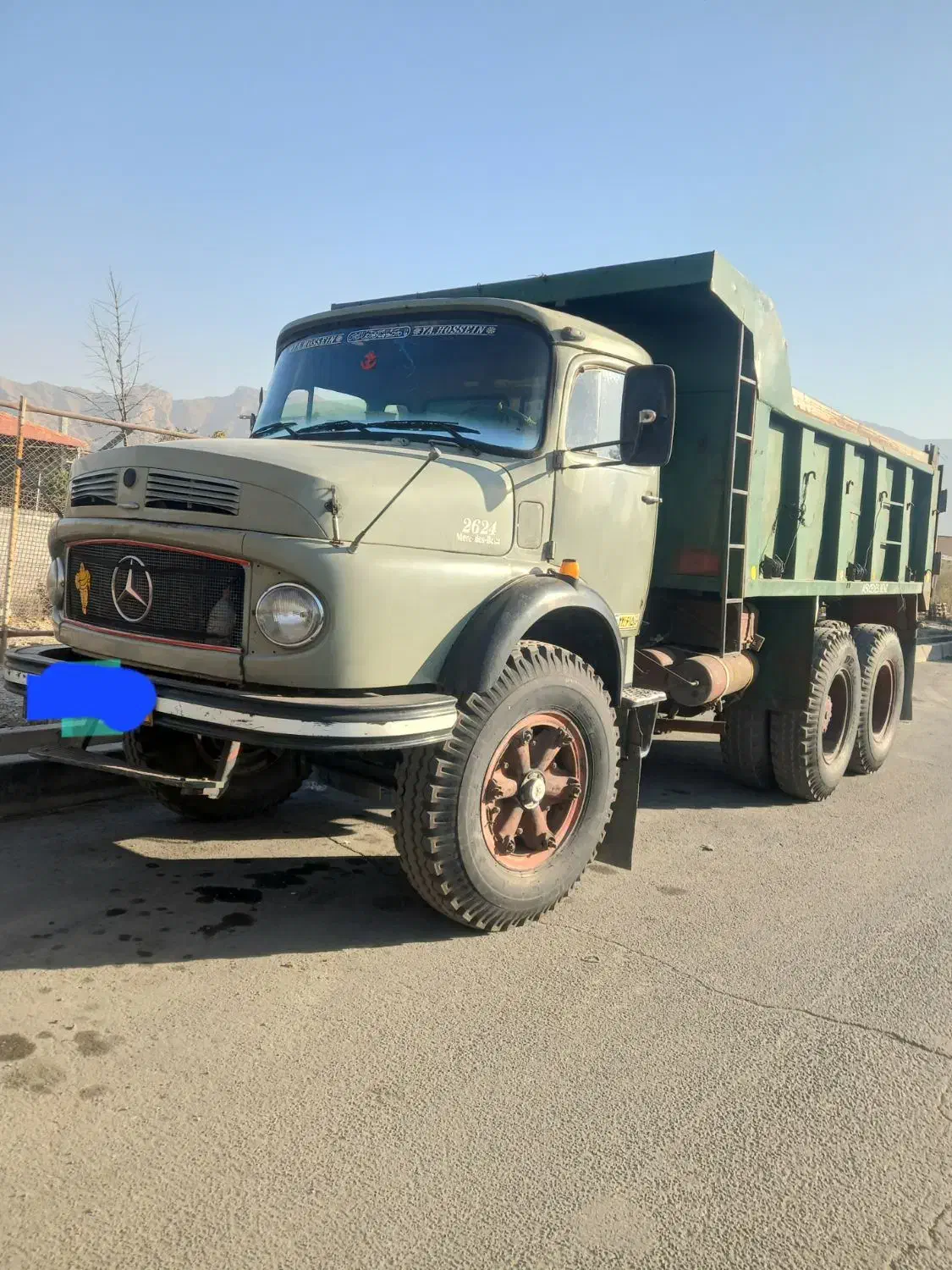 بنز ده چرخ کمپرسی|خودرو سنگین|مبارکه, |دیوار