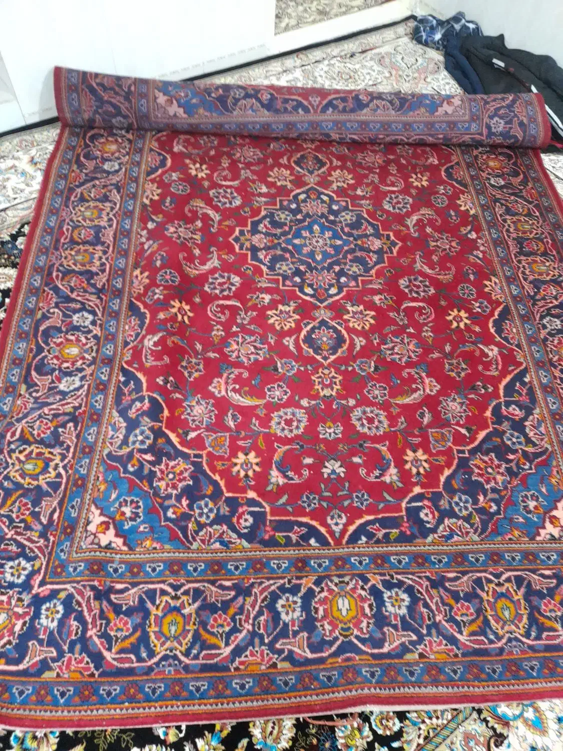 فرش دستباف اردکان ۶متری سالم سالم|فرش|بهار, |دیوار