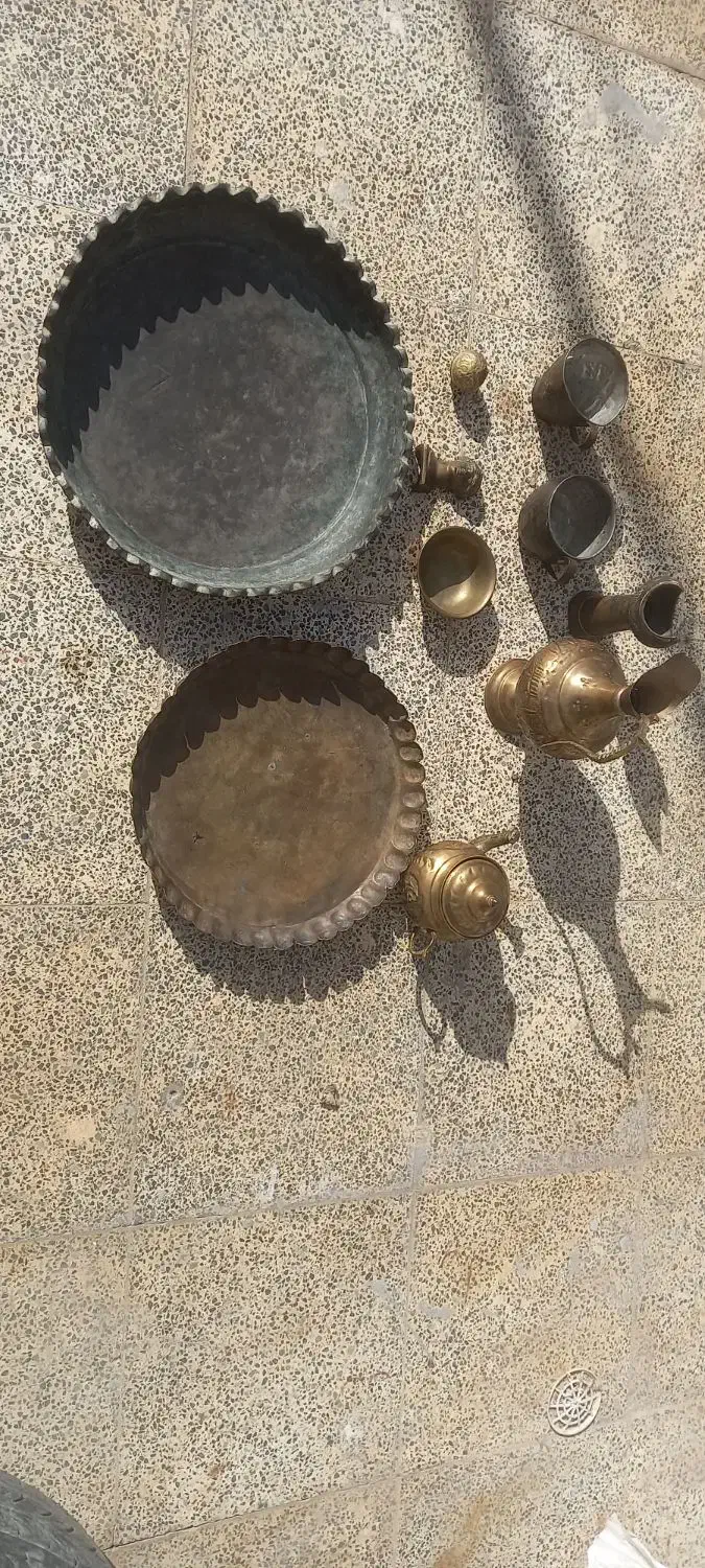 عتیقه مسی|کلکسیون اشیاء عتیقه|مسجد سلیمان, |دیوار