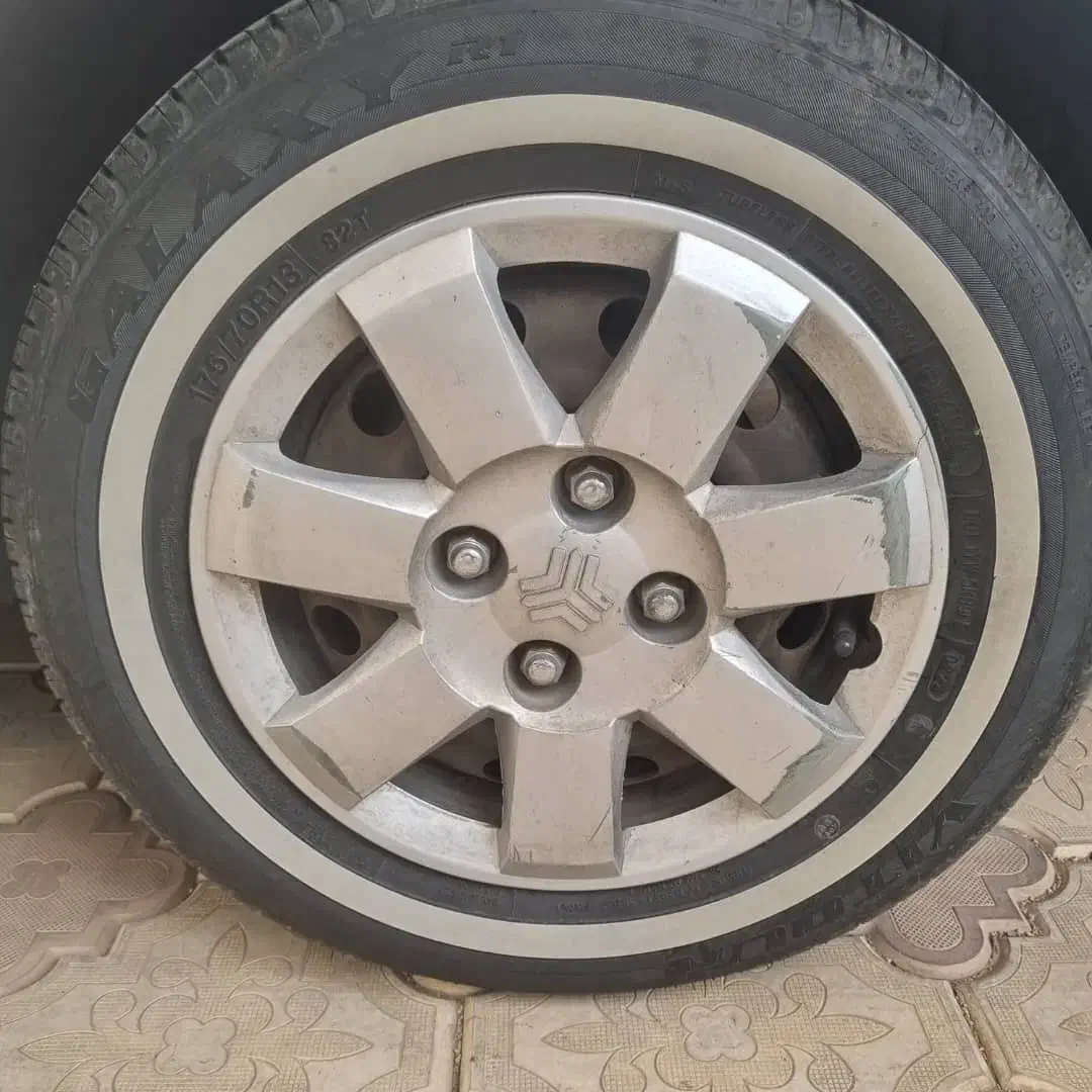 معاوضه ۴عددرینگ ۱۳با لاستیک ۱۷۵۷۰۱۳با لاستیک ۱۴|قطعات یدکی و لوازم جانبی|تهران, دردشت|دیوار