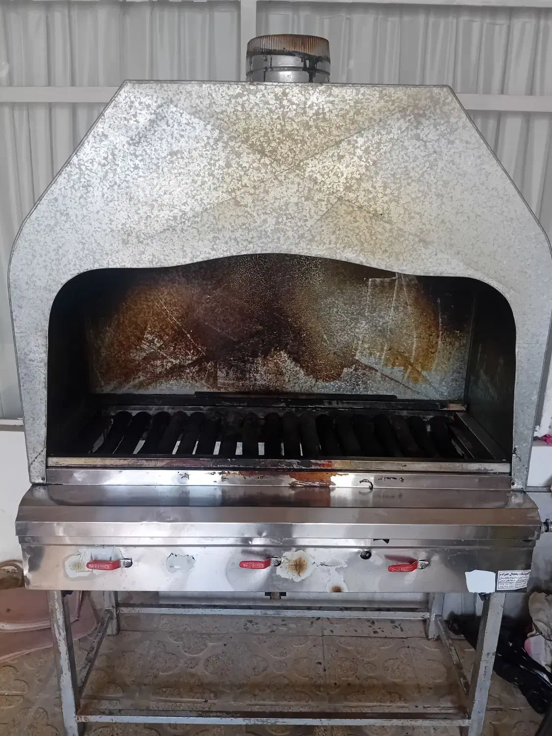 فروش کباب پز با دود کش|اجاق گاز و لوازم برقی پختوپز|همدان, |دیوار