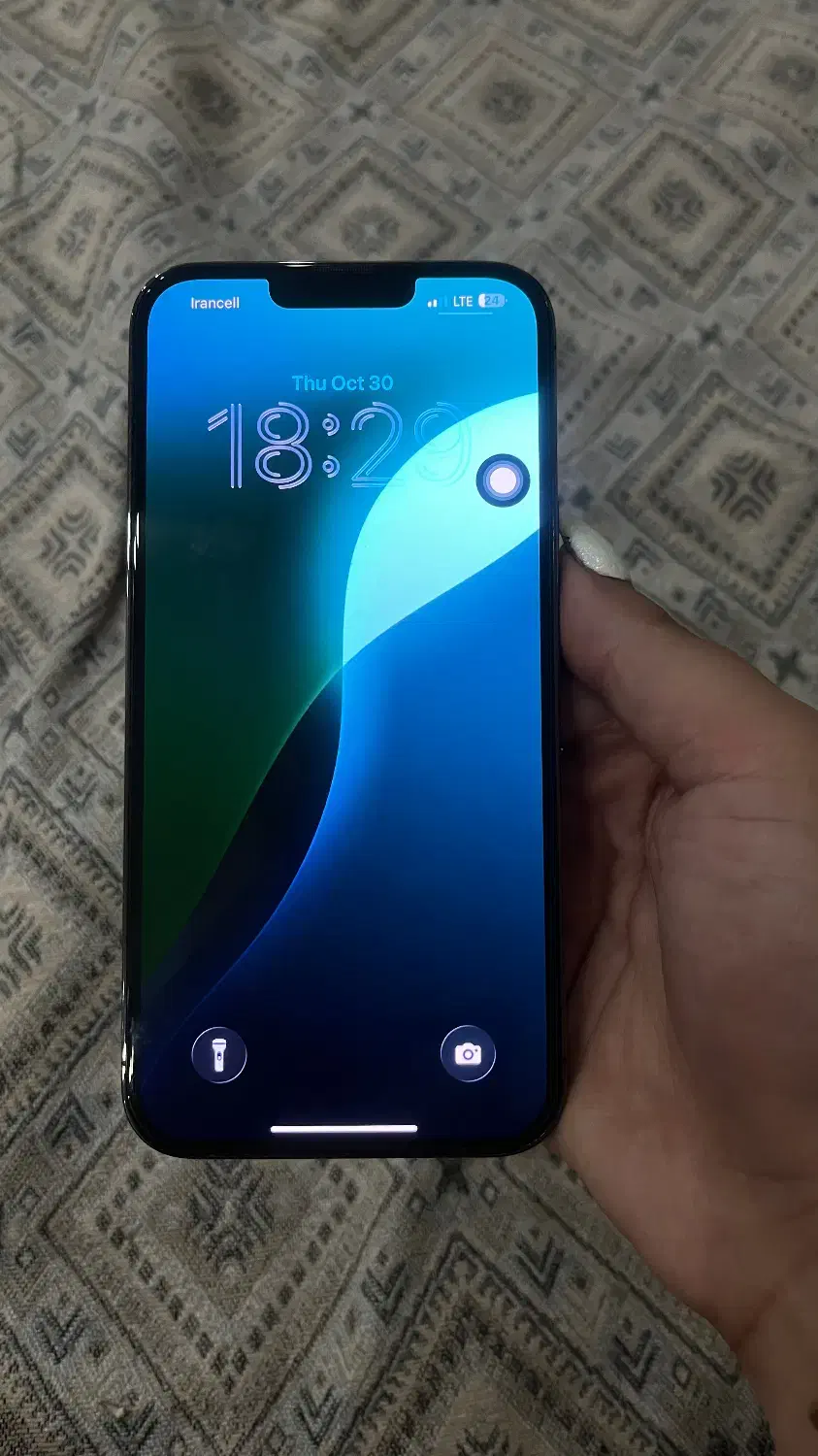 آیفون ۱۳ پرومکس باطری ۸۷٪ در حد نو بدون خط و خش l|موبایل|تهران, نازی‌آباد|دیوار