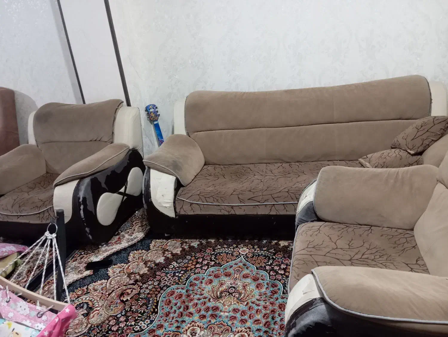 مبل راحتی کارکرده|مبلمان خانگی و میز عسلی|کرج, شهرک جهان آرا|دیوار