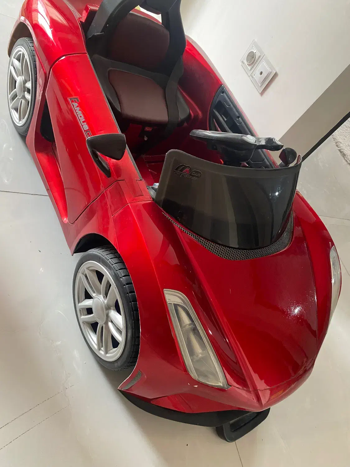 ماشین شارژی قرمز|اسباببازی|شیراز, چوگیاه|دیوار