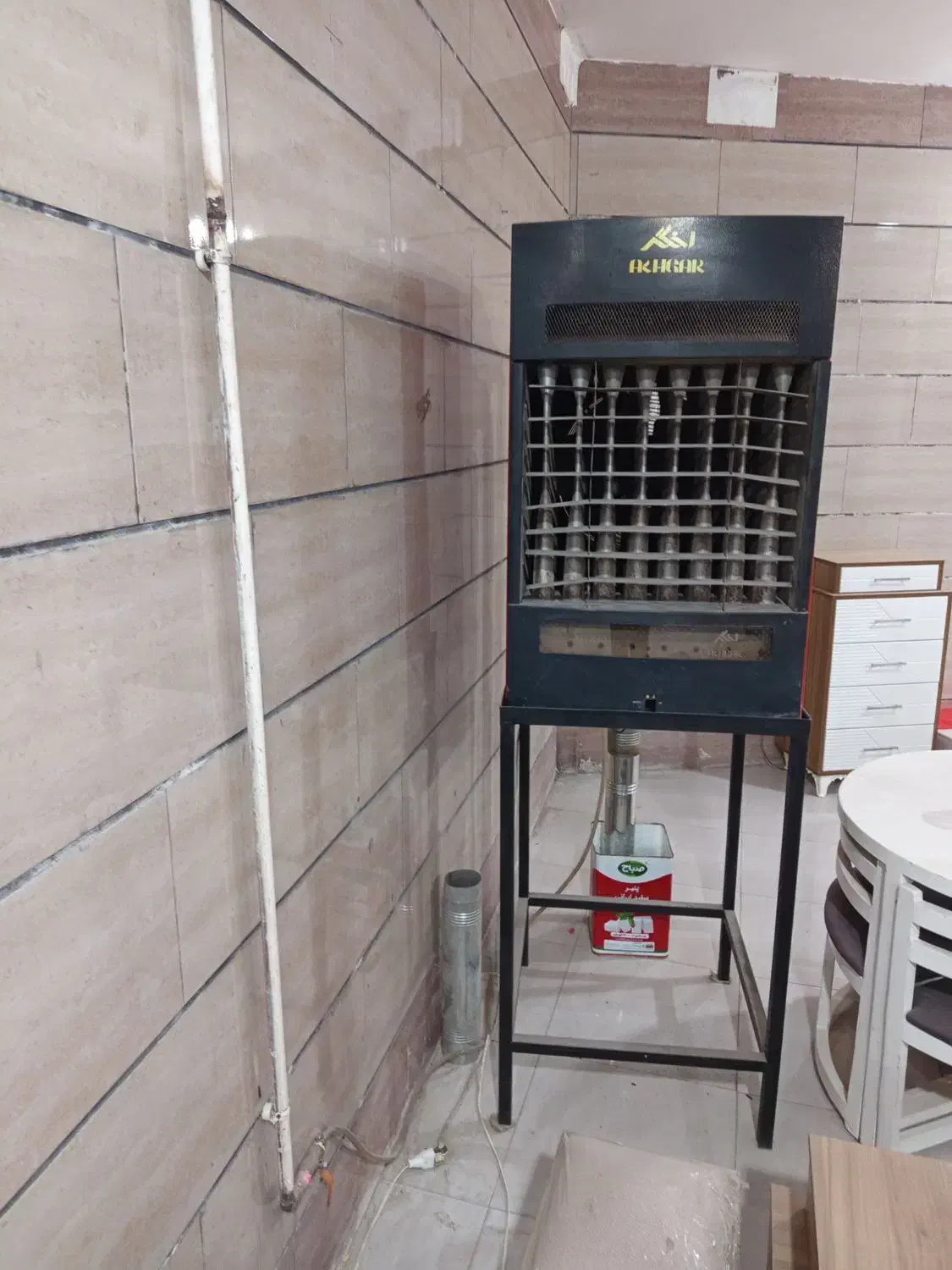 هیتر گازی اخگر ایتالیایی|بخاری، هیتر، شومینه|الوند, |دیوار