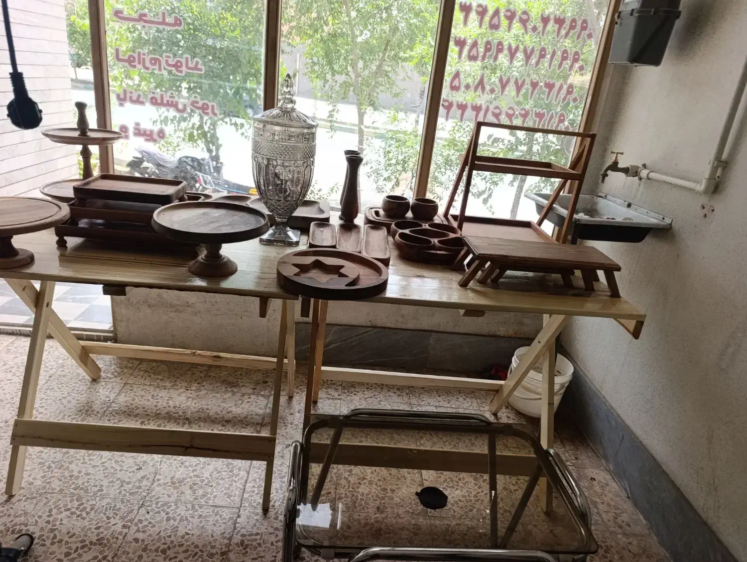 حجله اکو میزوصندلی رقص نورظروف چوبی باندفلش خور|خدمات پذیرایی، مراسم|کاشان, شمس آبادی|دیوار