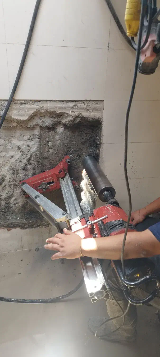 کرگیری اجرای داکت کرگیر کاشت میلگرد برش بتن|خدمات پیشه و مهارت|تهران, شهرک دانشگاه شریف|دیوار