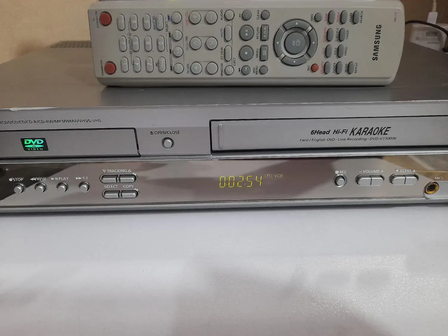 سامسونگ 6 هد مدل V15000K|پخشکننده DVD و ویدیو|قزوین, |دیوار