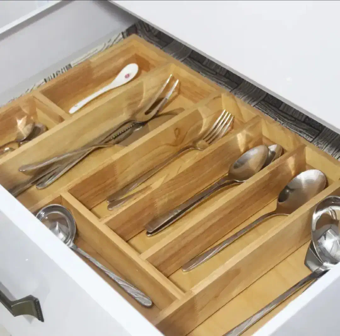 جا قاشقی چوبی و جا ادویه چوبی|آبچکان و نظمدهنده ظروف|اصفهان, بوزان|دیوار