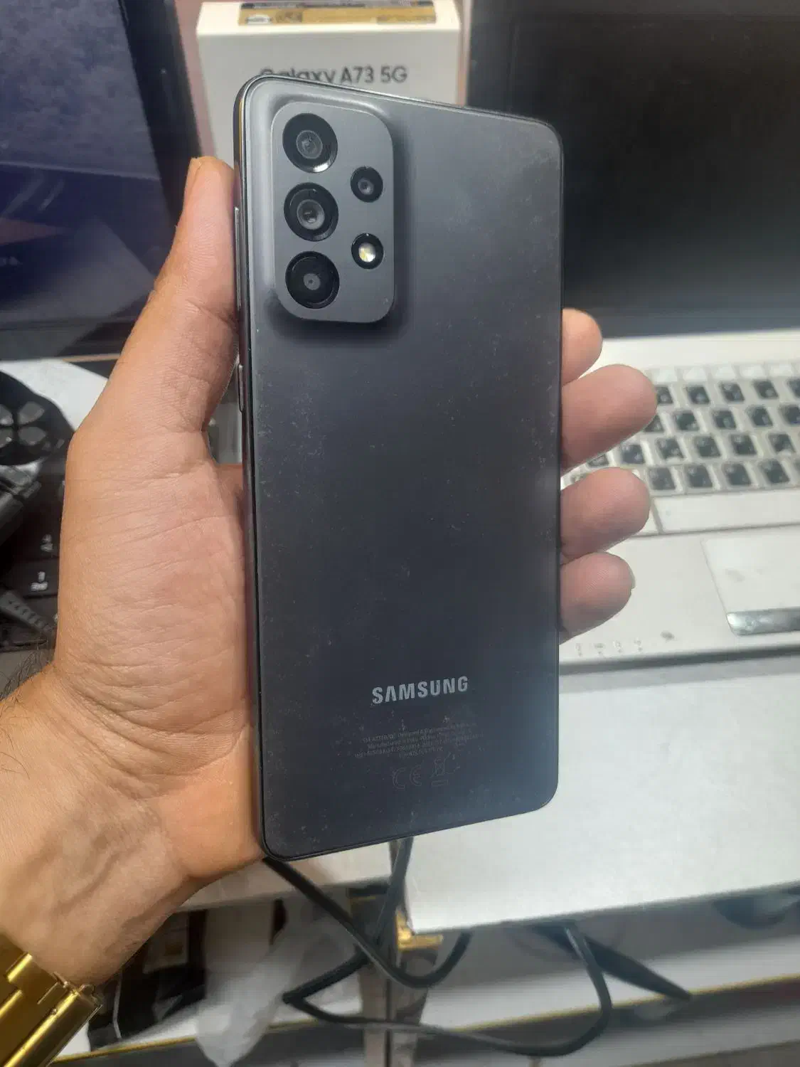 سامسونگ A73 5g حافظه ۲۵۶ گیک|موبایل|شاهین‌شهر, نظامی|دیوار