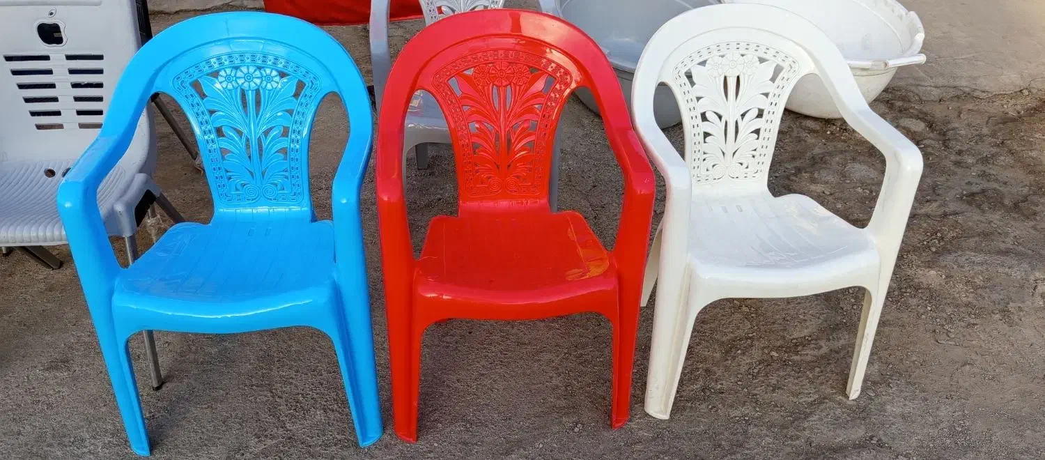صندلی پلاستیکی طرح گل دسته دار کد 600|صندلی و نیمکت|اهواز, ناحیه صنعتی کارون|دیوار