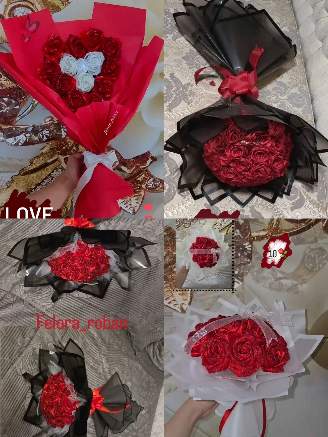 گل روبانی، بوکت پروانه، باکس نوزادی|گل مصنوعی|کرمانشاه, |دیوار