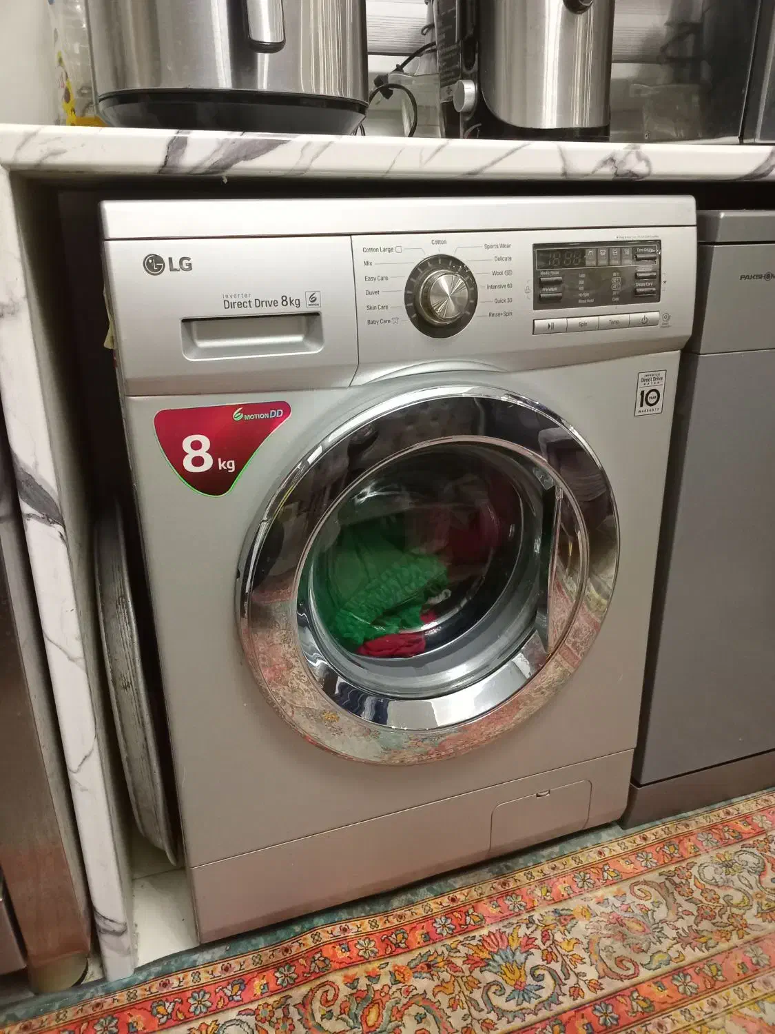 لباسشویی اصل ال جی 8 کیلویی قیمت 35 ملیون|ماشین لباسشویی و خشککن لباس|آمل, |دیوار