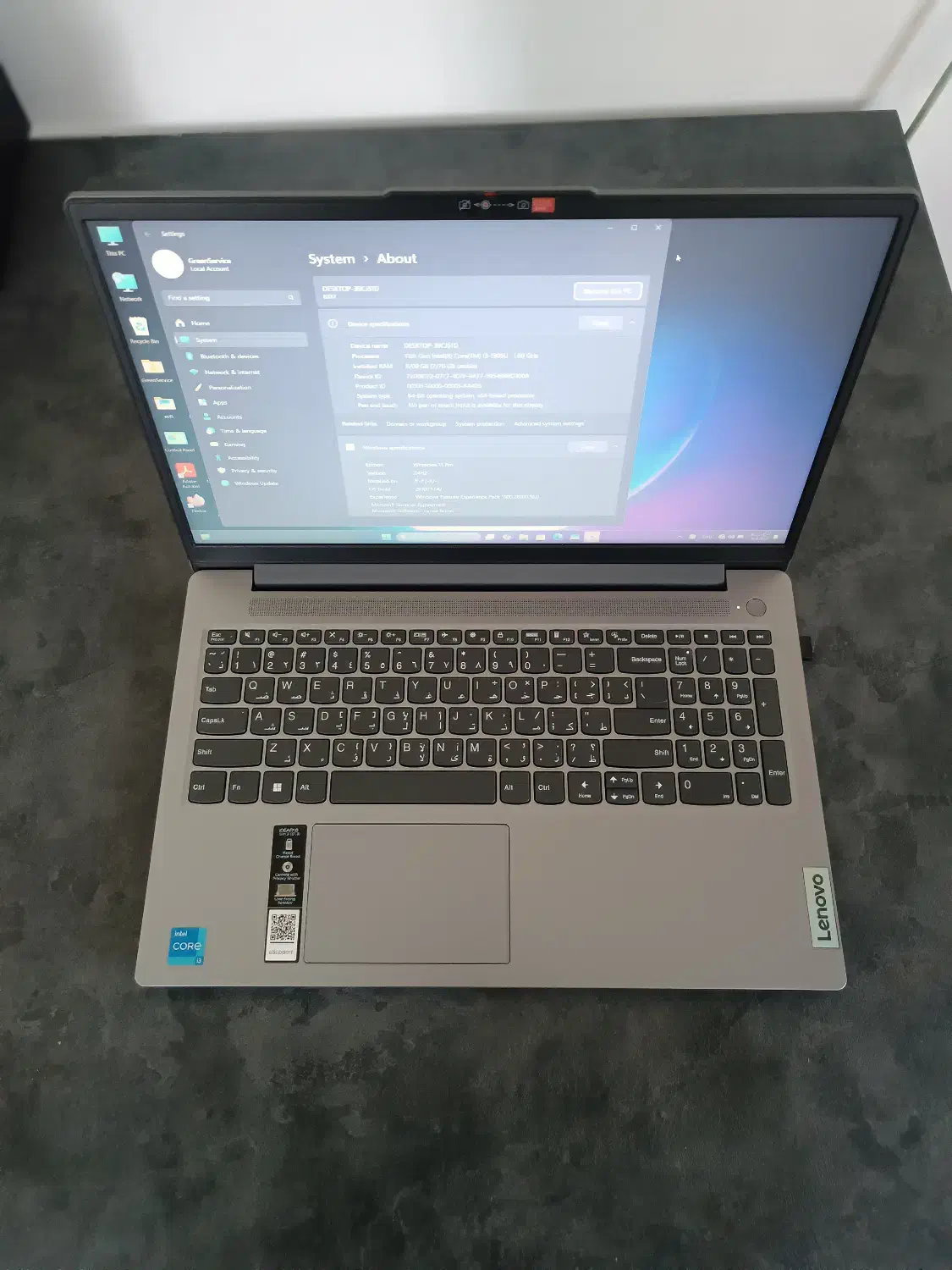 لپتاپ Lenovo core i3 نسل 13 intel|رایانه همراه|گنبد کاووس, |دیوار