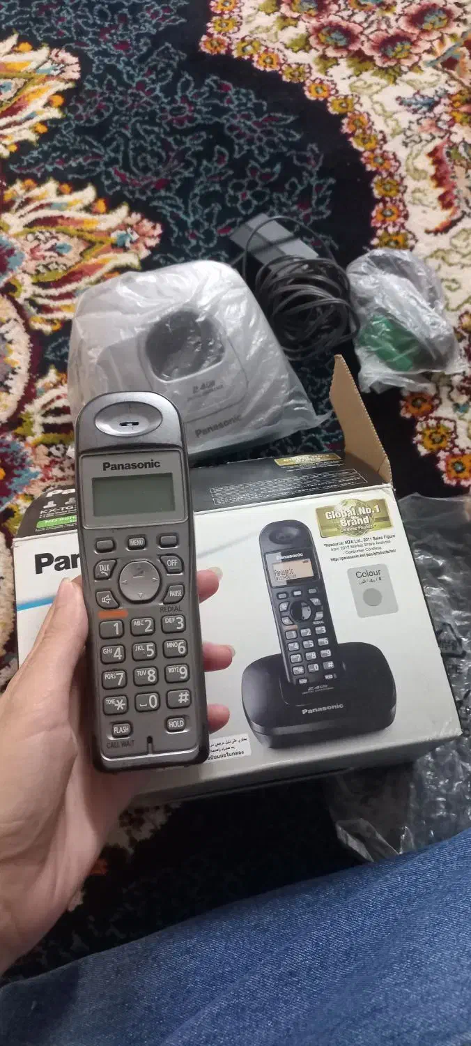 تلفن بی سیم پاناسونیک اصل گوشی تلفن بی سیم|تلفن رومیزی|مشهد, امامیه (شهرک غرب)|دیوار