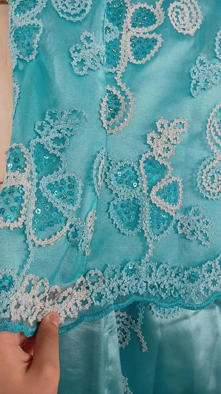 لباس مجلسی آبی|لباس|باغ بهادران, |دیوار