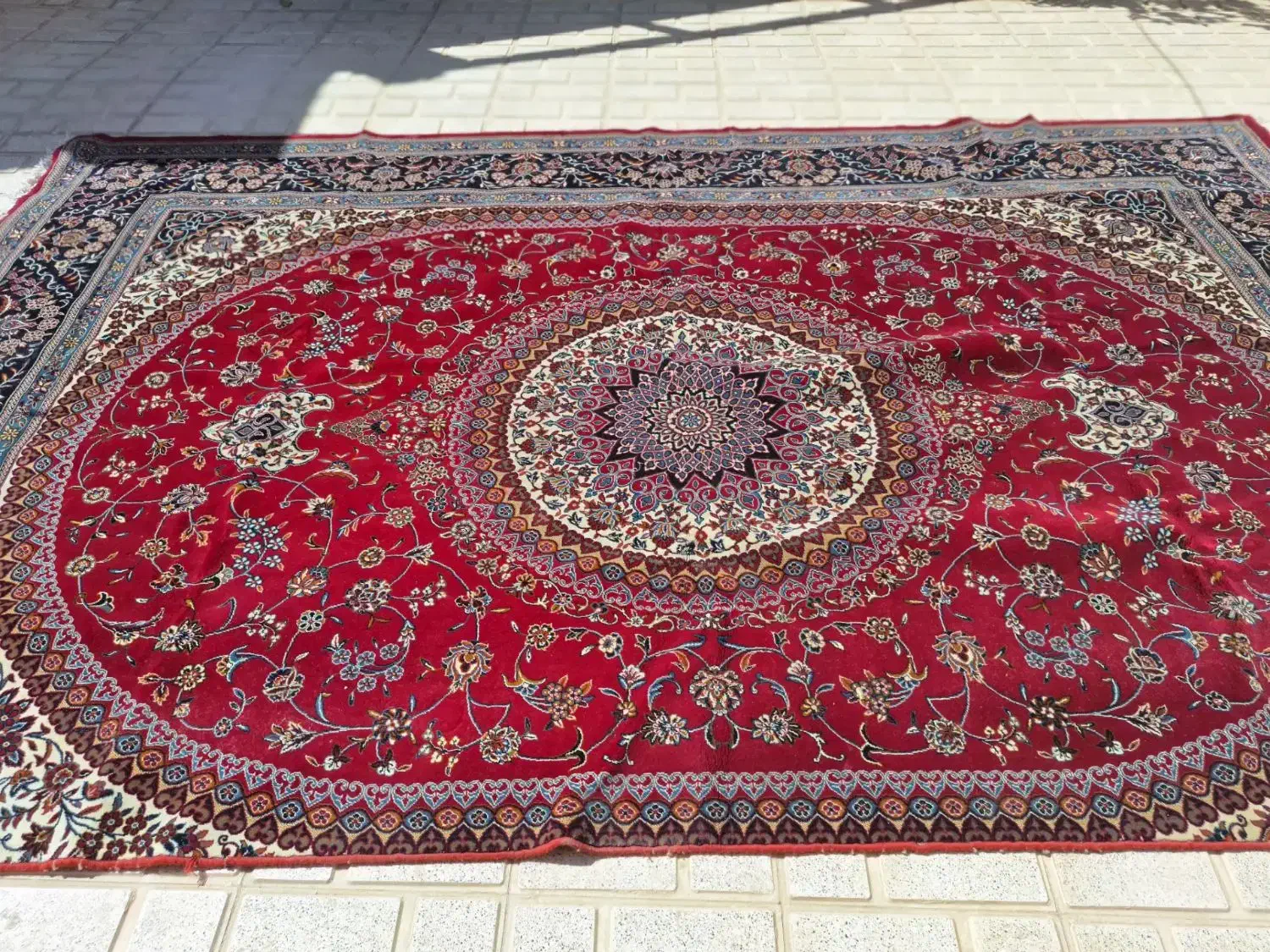 ۲عدد قالین ۱۲متری|فرش|شریفآباد, |دیوار