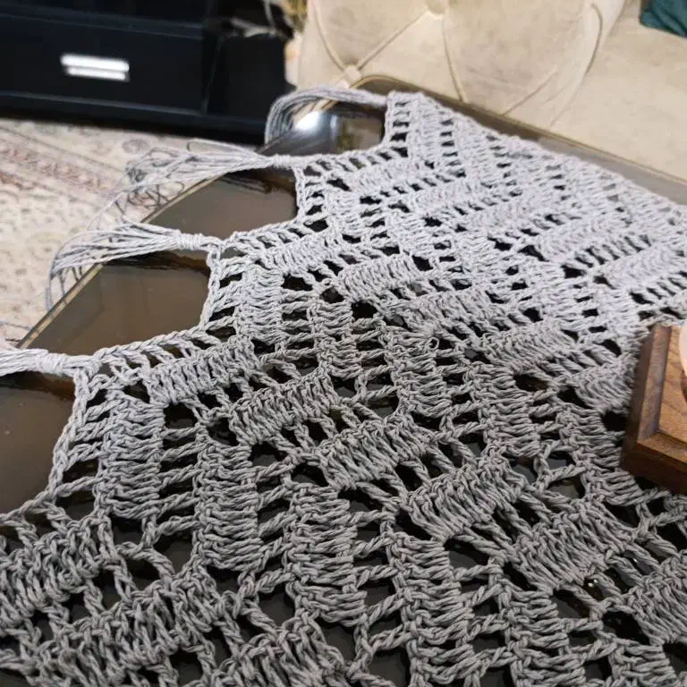 رانر قلاب بافی رافیا|پرده، رانر، رومیزی|تهران, دژکام|دیوار