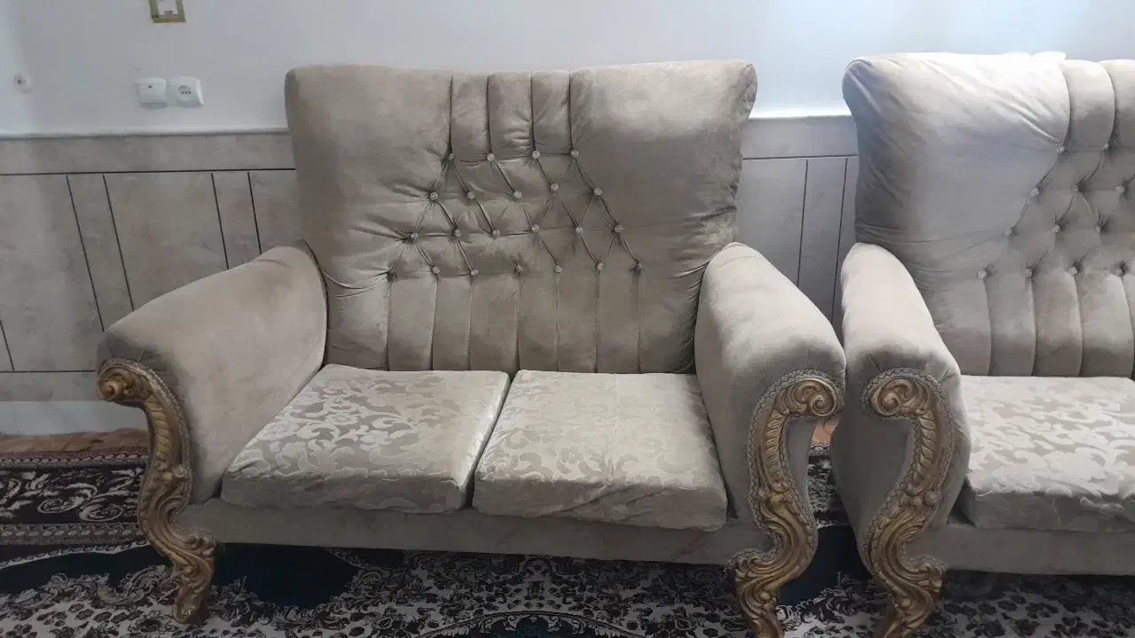 مبل ۷نفره|مبلمان خانگی و میز عسلی|آران و بیدگل, |دیوار
